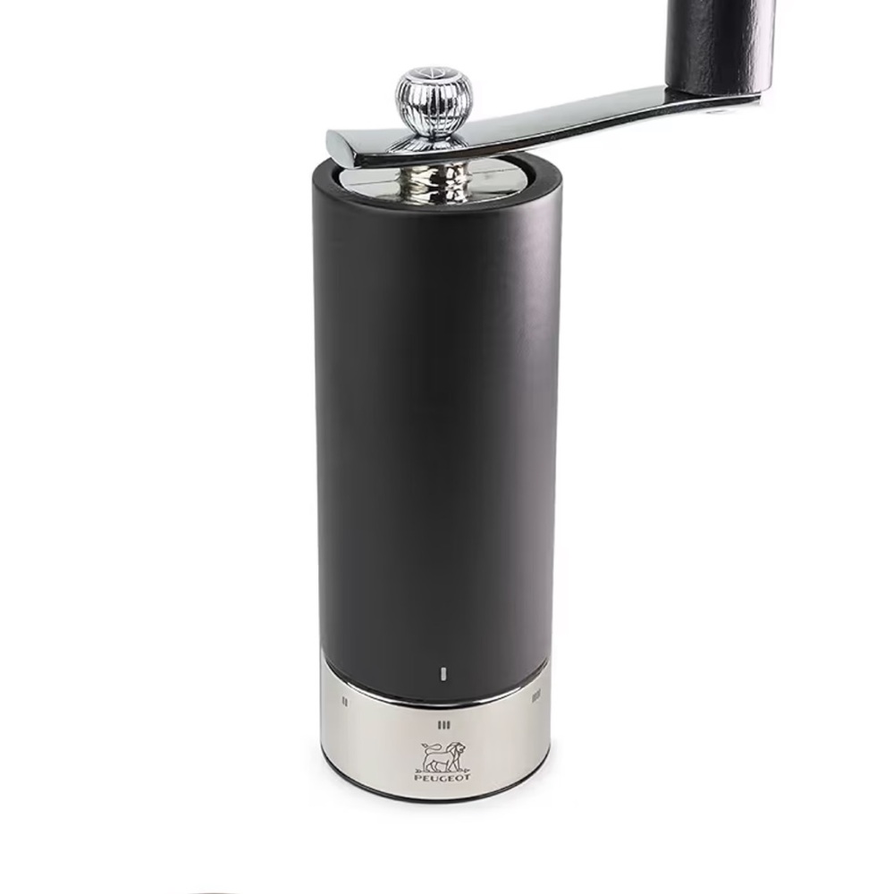 Peugeot Black and Silver Salt Mill
